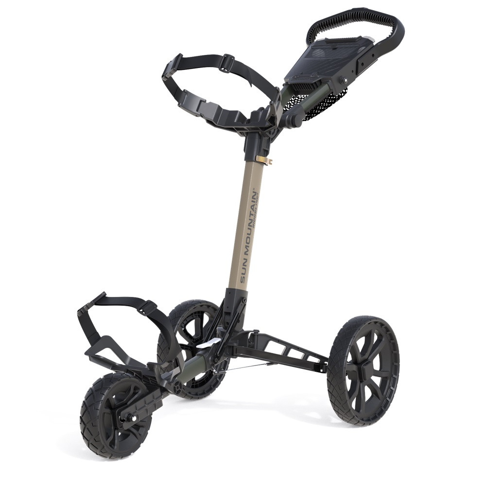 Sun Mountain 2026 Ridgeline 3 Wheel Push Cart - Maple Hill Golf